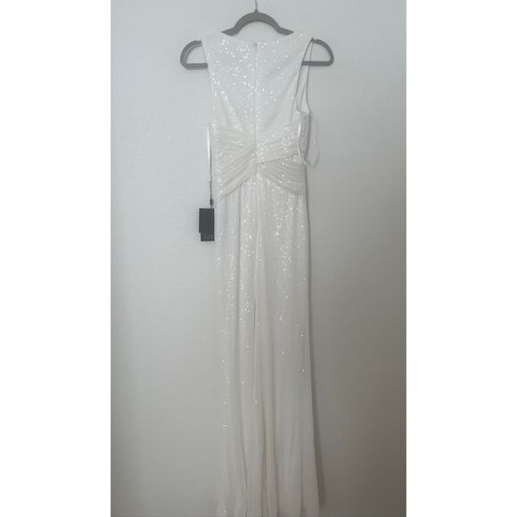 Mac Duggal 26598 Wrap Waist Sequin Dress NEW NWT - Picture 8 of 9